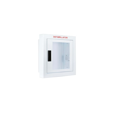 Cubix Safety Semi Recessed, Non-Alarmed, Large AED Cabinet SR-Ln